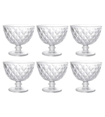 COPPETTA GELATO DIAMOND 280CCGLASS TRASPARENTE