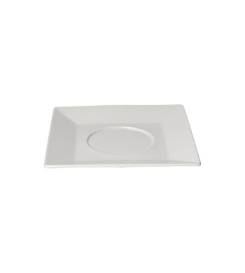PIATTINO COLAZIONE CM 15 PLAIN BIANCO