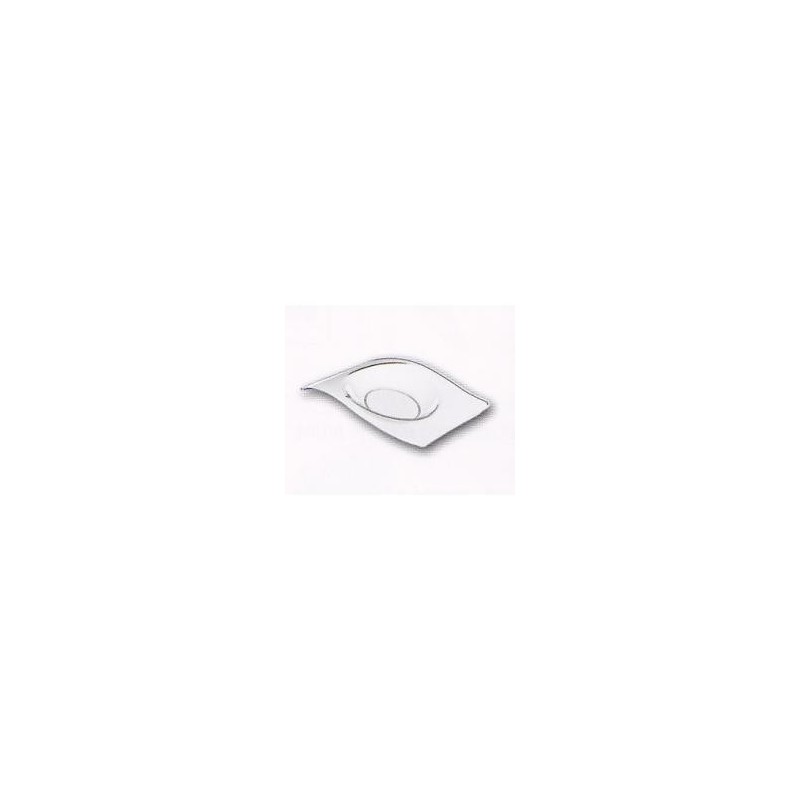 CONFEZIONE 50 PIATTINO FLAT POLISTIRENE TRASPARENTE 15CC