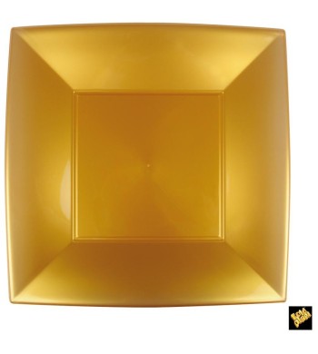 CONFEZIONE 12 PIATTO GRANDE NICE ORO 290X290 MM °°°