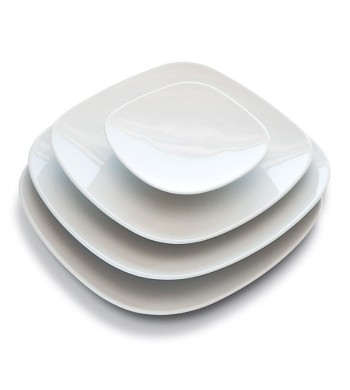 PIATTO DANUBIO PANE CM 17 BIANCO