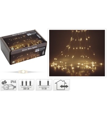 CASCATA F/ARG 300LED BCO CALDO ART.AX8702530 CBS 9405300