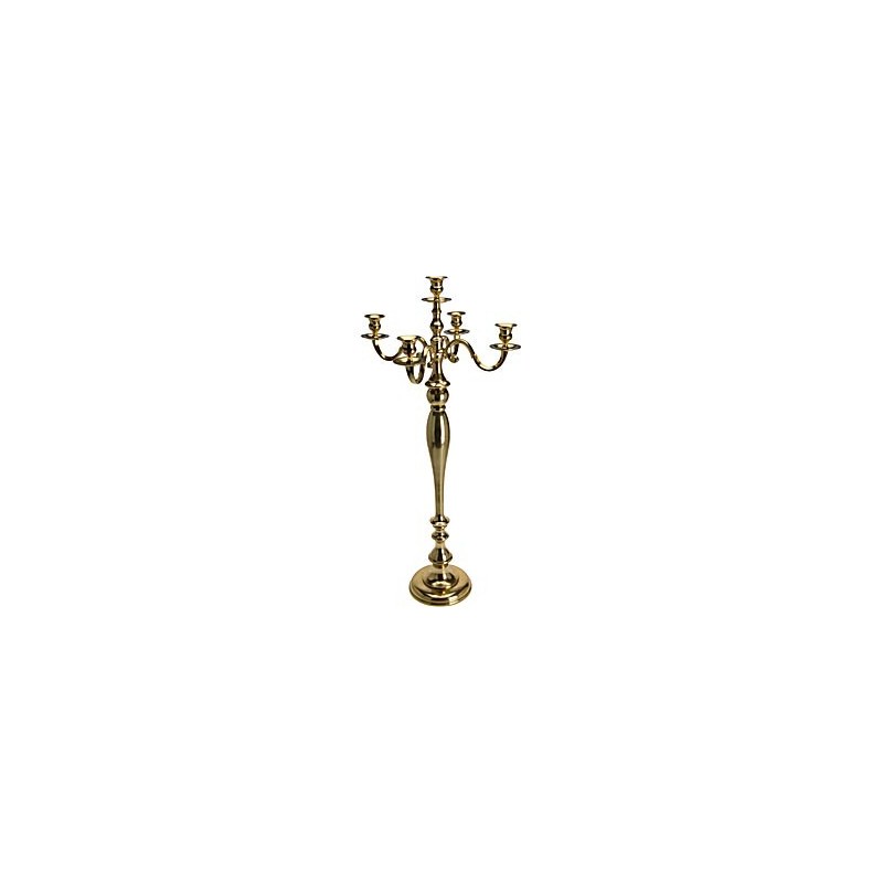 CANDELIERE ALU 5FUOCHI ORO98CM A06800130  C.D. 9405500