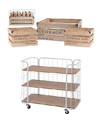 3 CESTE LEGNO 36 - 24CM