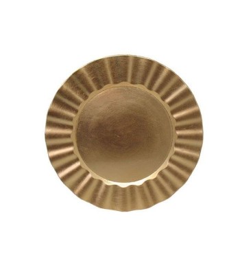 SOTTOPIATTO ORO PLASTICA 70800 NETTO VOLANTINO NATAL