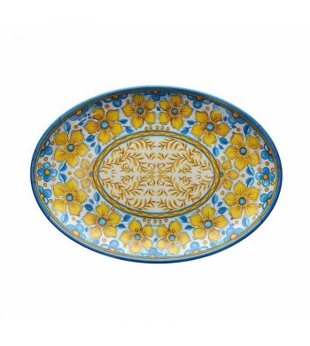 VASSOIO OVALE CM 80X56 SHOW PLA NARCISO