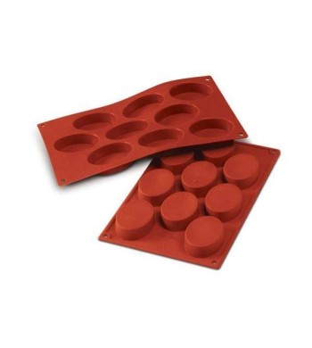 SF018 - STAMPO IN SILICONE N.9MEDIUM OVALS 70X50 H20 MM TER