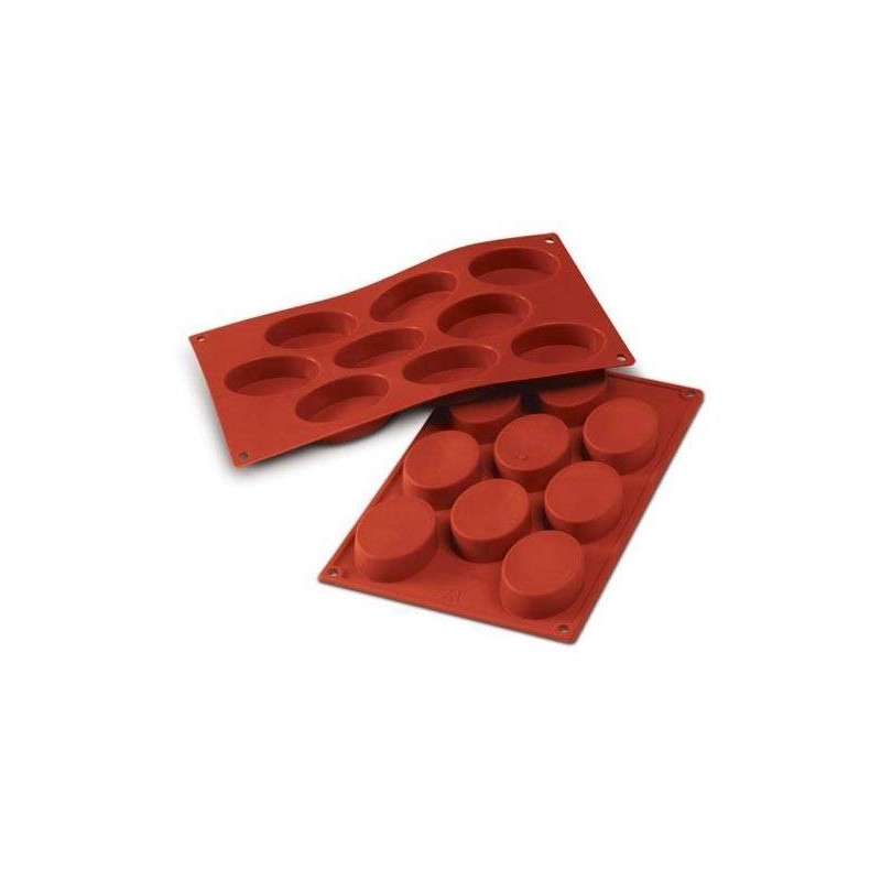 SF018 - STAMPO IN SILICONE N.9MEDIUM OVALS 70X50 H20 MM TER