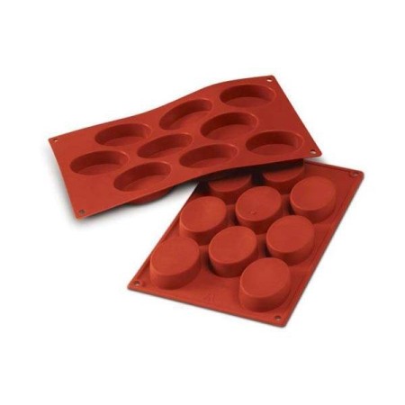 SF018 - STAMPO IN SILICONE N.9MEDIUM OVALS 70X50 H20 MM TER