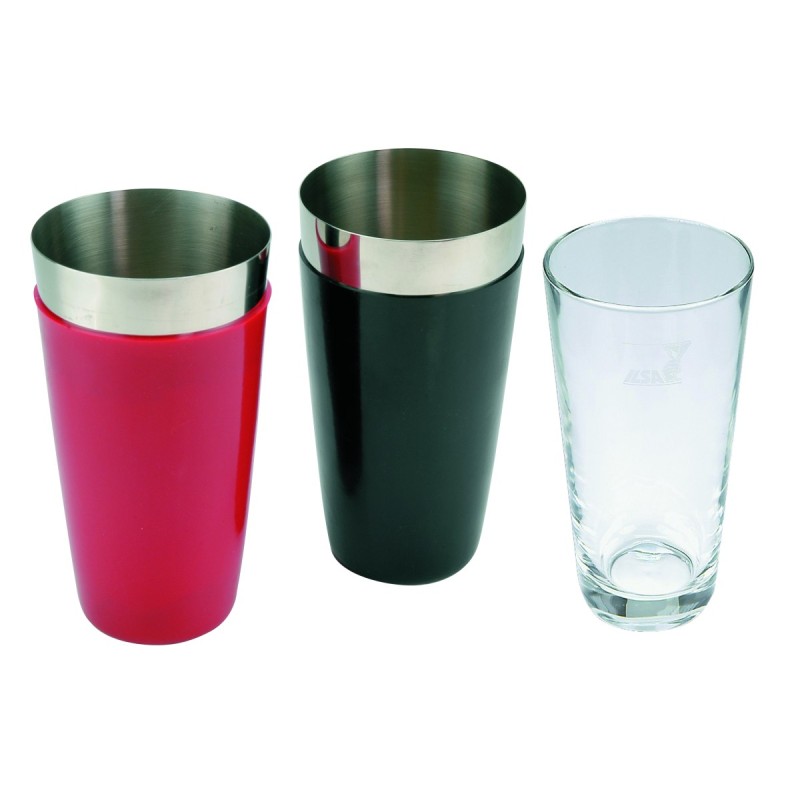 SHAKER BOSTON RIVESTITO VINILE BICCHIERE VETRO