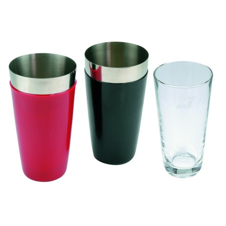 SHAKER BOSTON RIVESTITO VINILE BICCHIERE VETRO