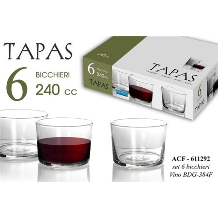 BICCHIERE VINO TAPAS BDG384F CONFEZIONE DA 6