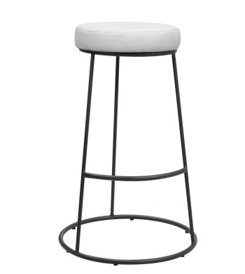 SGABELLO BAR OKLAHOMA BIANCO