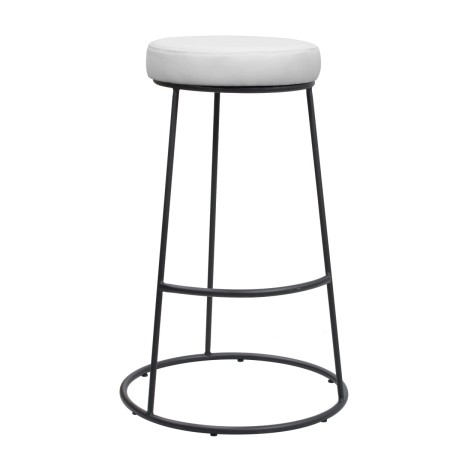 SGABELLO BAR OKLAHOMA BIANCO