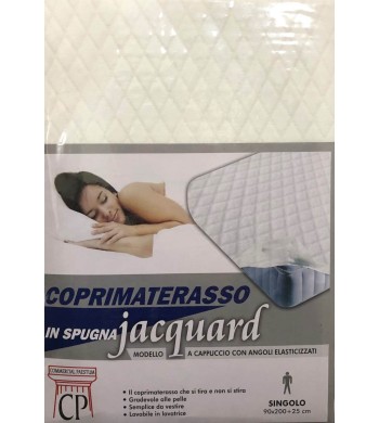 COPRIMATERASSO C - ANGOLI ROMBETTO 1 P